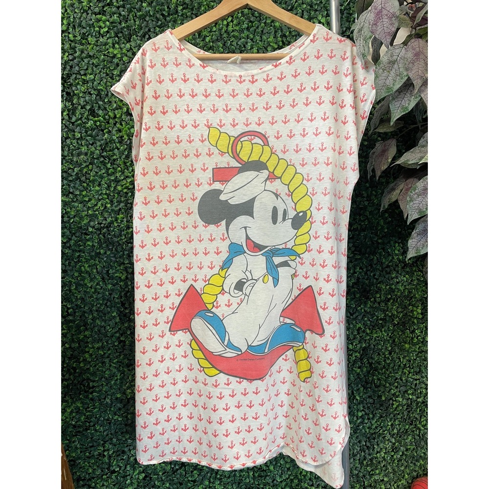 vtg 80s CAPTAIN MICKEY MOUSE Sleeper Tee vintage oversized Walt Disney cartoon